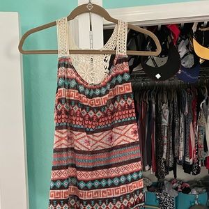 Sleeveless summer top